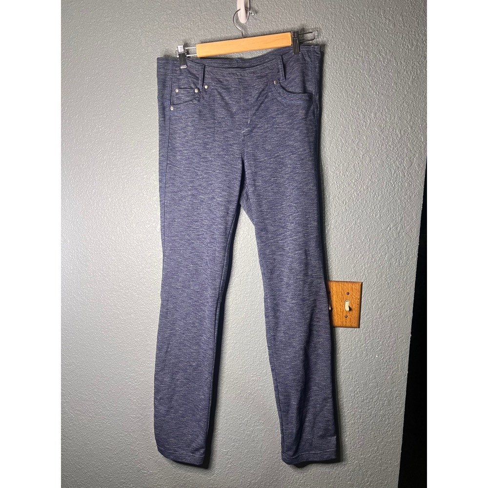 KUHL Blue Heathered Pull On Stretch Hiking Pants Womens Size 12 Short